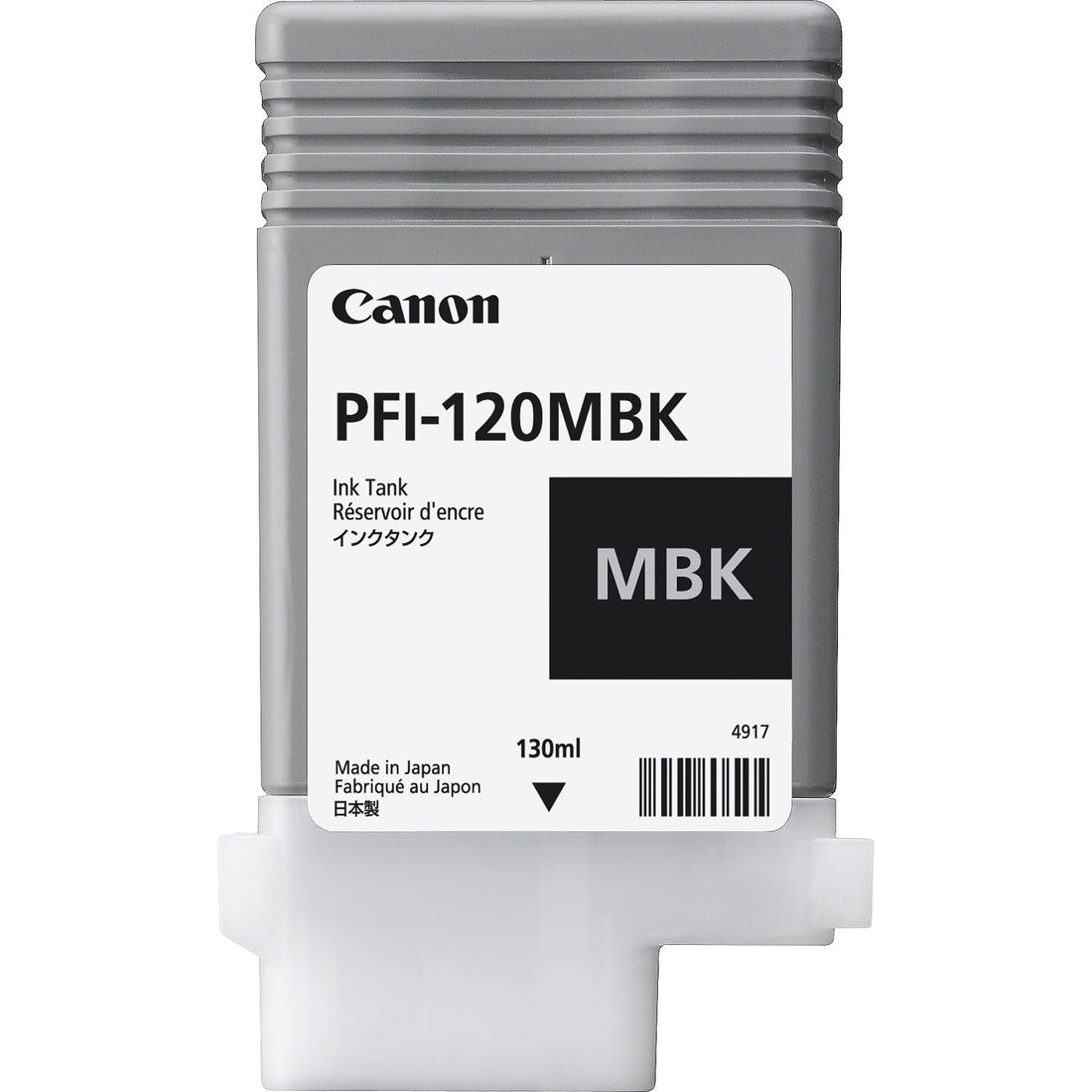 Genuine Canon PFI-120MBK Matte Black Ink Cartridge - 130M