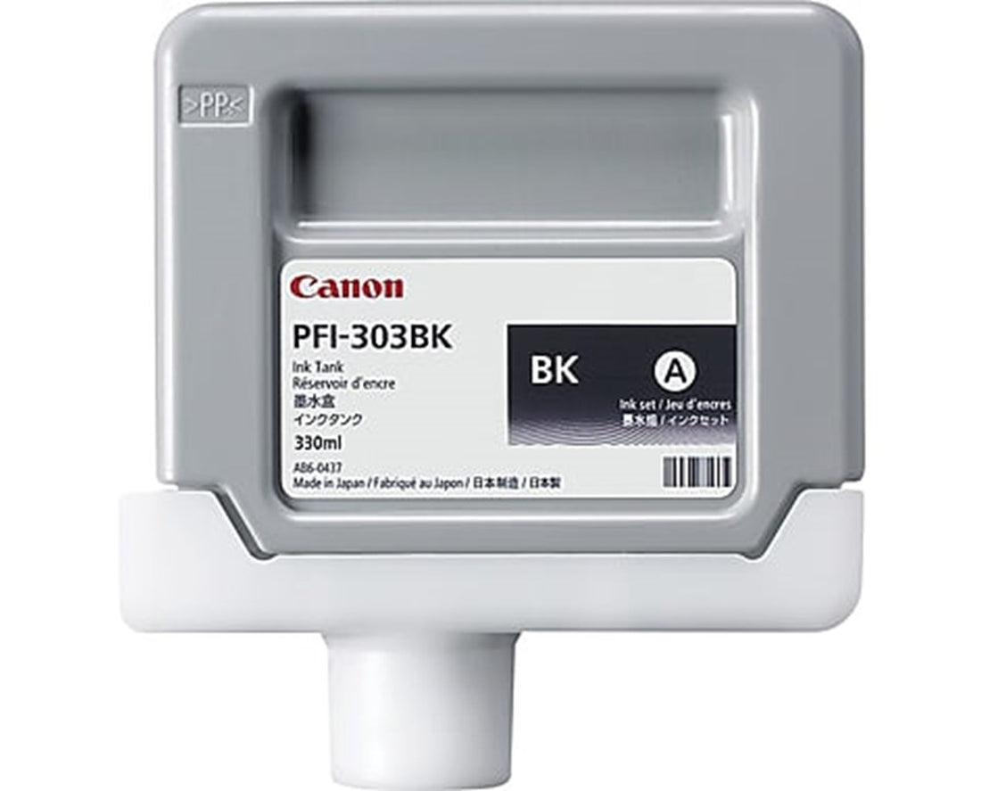Canon PFI303BK Black Genuine Ink Cartridge 330m