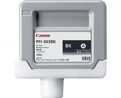 Canon PFI303BK Black Genuine Ink Cartridge 330ml