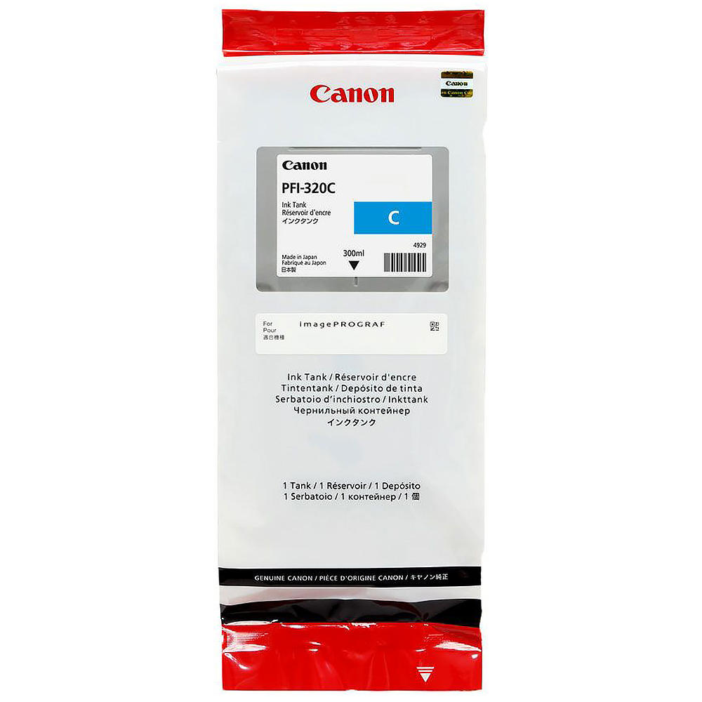 Genuine Canon PFI-320 Cyan Ink Cartridge 300m