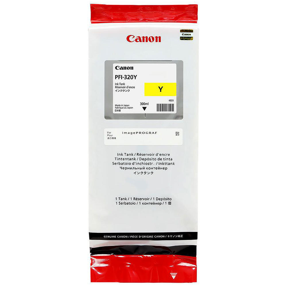 Genuine Canon PFI-320 Yellow Ink Cartridge 300m