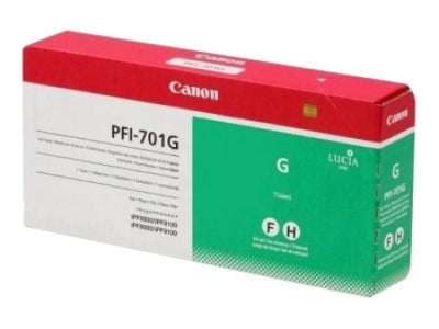 Canon PFI701G 0907B001AA Green Genuine Ink Cartridge 3,000 Prints