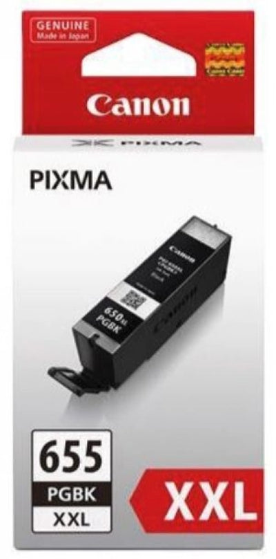 Genuine Canon PGI655XXLBK Black Ink Cartridge 1,000 Prints