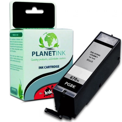 Canon PGI670XLBK Black Compatible Ink Cartridge 500 Prints