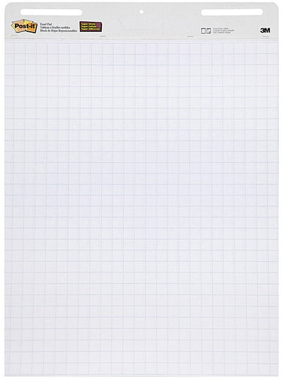 Post-It Self Stick Easel Pads Blue Grid 635 x 775mm - Box of 2