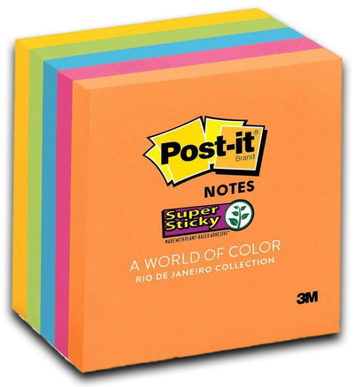 Post-It Super Sticky Notes Rio De Janeiro 76 x 76mm 5-Pack