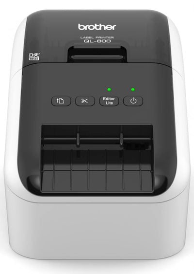 Brother QL800 Label Printer - Print in Black & Red (Upto 62mm Wide)