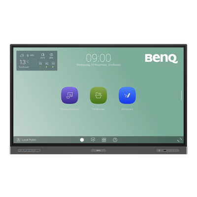 BENQ 86" RP8603 4K UHD 450NITS 1200:1 CONTRAST 40 POINT TOUCH ANDROID 11 IFP PANE