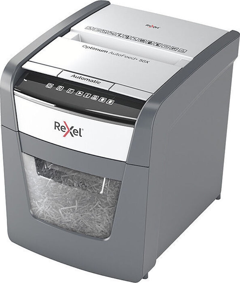 Rexel Optimum Autofeed Shredder 100X Cross Cut 2020100XAU
