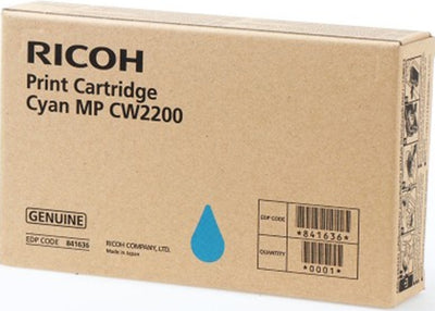 Genuine Ricoh CW2200 Cyan Toner Cartridge 100ml 841636