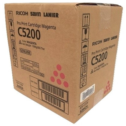 Genuine Ricoh Pro C5200s Magenta Toner 24K Prints 828428 828424 828432