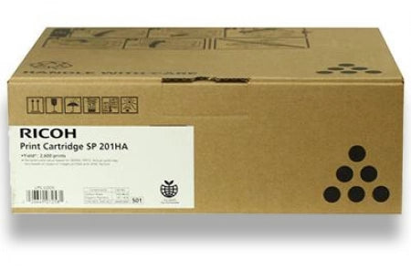Genuine Ricoh 407256 SP201N, SP204SF, SP213N Black Toner Cartridge 2,600 Print Yield