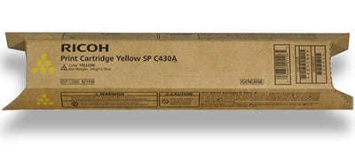 Genuine Ricoh SPC430DN Yellow Toner Cartridge [821075] - 24,000 Pages