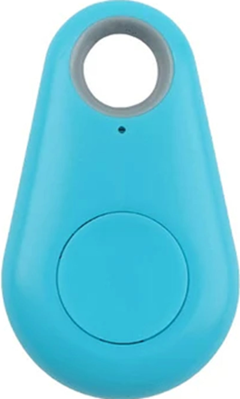 Mini GPS Mobile Bluetooth 5.0 Tracker Anti-Lost Device Round Anti-Lost Device Pet Kids Bag Wallet Tracking Smart Finder Locator - Blue B