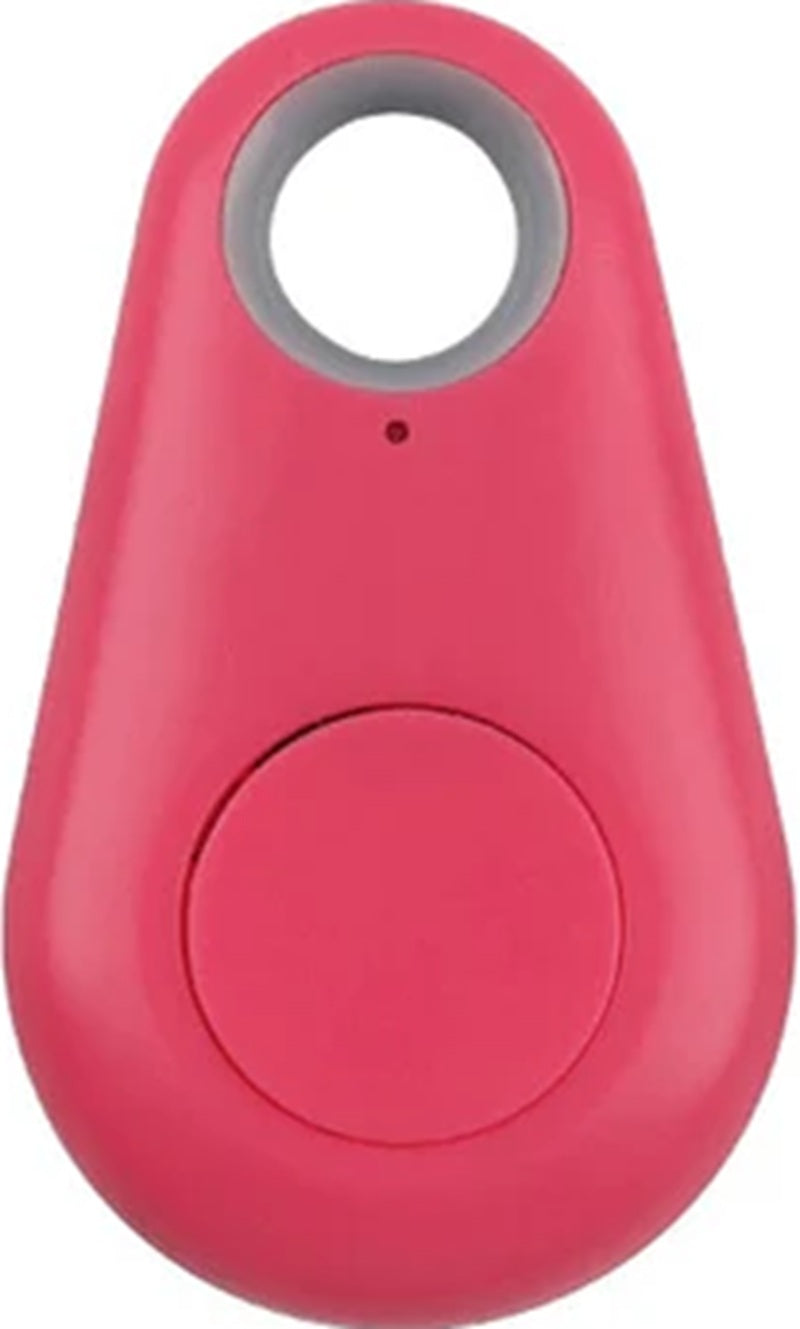 Mini GPS Mobile Bluetooth 5.0 Tracker Anti-Lost Device Round Anti-Lost Device Pet Kids Bag Wallet Tracking Smart Finder Locator - Pink B