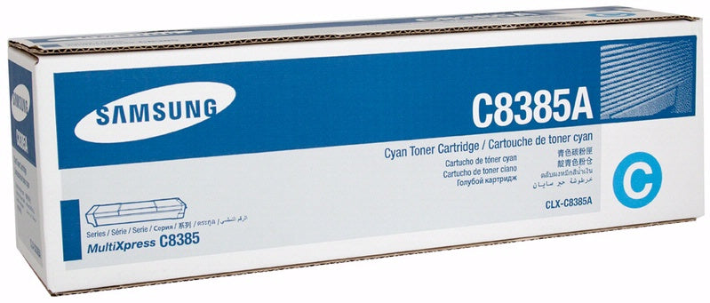 Samsung CLX8385ND CLX8385A Cyan Genuine Toner Cartridge 15,000 Print