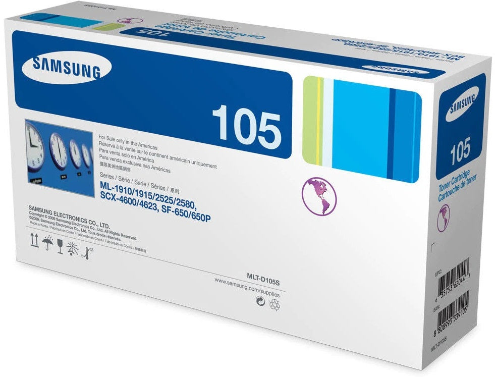 Genuine Samsung MLTD105S Black Toner Cartridge 1,000 Print