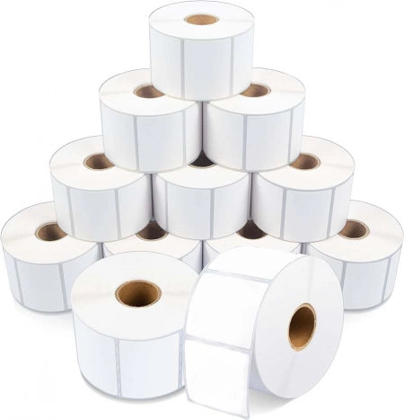 50x40 Thermal Transfer Labels - Plain Synthetic - 3000/Roll - 76mm Core - Suitable Sato
