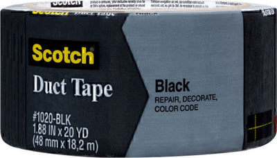 Scotch Duct Tape 3920-BK 48mm x 18.2M Black Box of 12