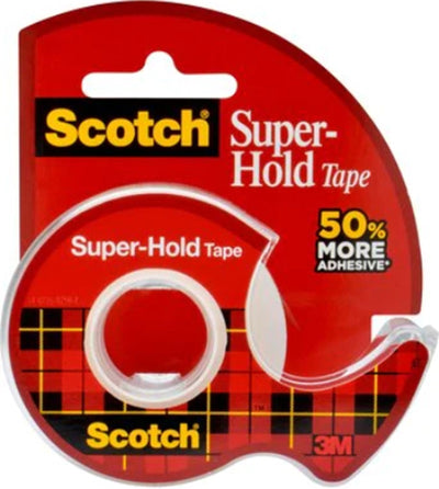 Scotch Tape 198 Super Hold Dispenser 19mm x16.5M Box of 12