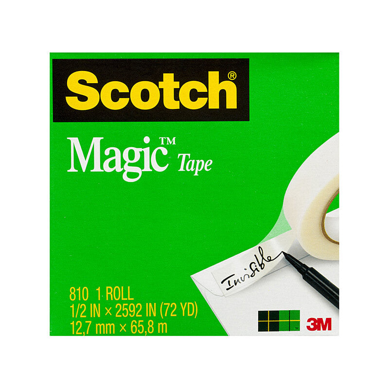 Scotch Magic Removable Tape 811 12mm x 33M Box of 12