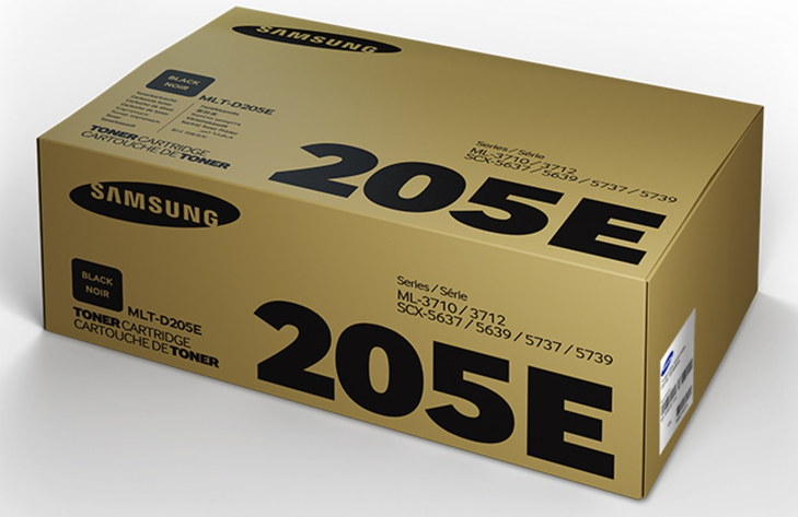Genuine Samsung  MLTD205E Black Toner Cartridge 10,000 Pages ML3310 ML3710 SCX4833 SCX5637