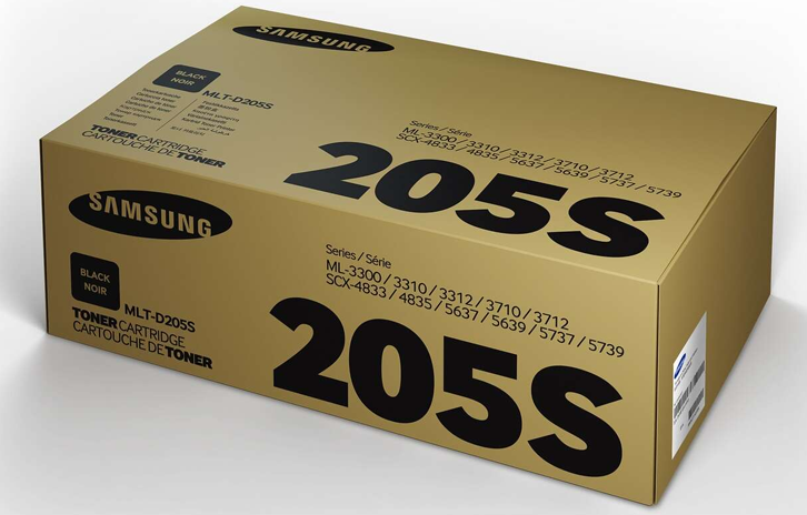 Samsung ML3310 ML3710 SCX4833 SCX5637 MLTD205S Black Genuine Toner Cartridge 2,000 Print