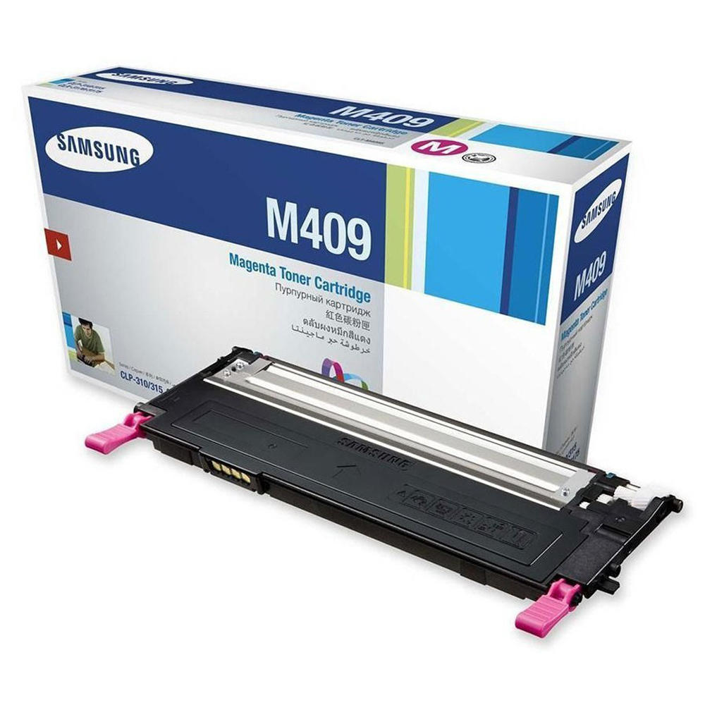 Genuine Samsung CLP310 CLP315W CLX3170 CLX3175FN CLTM409S Magenta CLT-M409S Toner Cartridge 1,000 Print