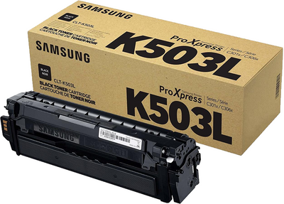 Genuine Samsung CLT-K503L Black Toner Cartridge 8,000 Print