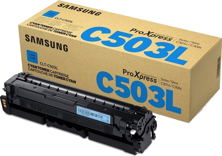 Genuine Samsung CLT-C503L Cyan Toner Cartridge 5,000 Print