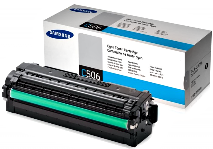 Genuine Samsung CLP680 CLX6260 CLTC506L Cyan Toner Cartridge 3,500 Print