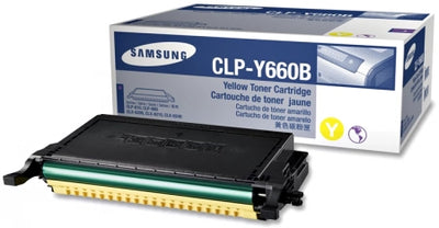 Samsung CLP610ND CLP660ND CLX6210FX CLX6240FX CLPY660B Yellow Genuine Toner Cartridge 5,000 Prints