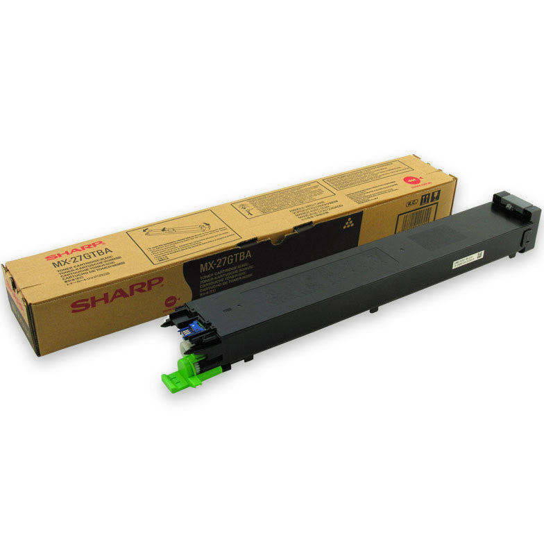 Genuine Sharp MX27GTBA Black Toner Cartridge 18K Print Yield