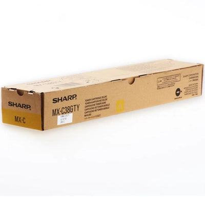 Sharp MXC38GTY Yellow Genuine Toner Cartridge 10K Print Yield