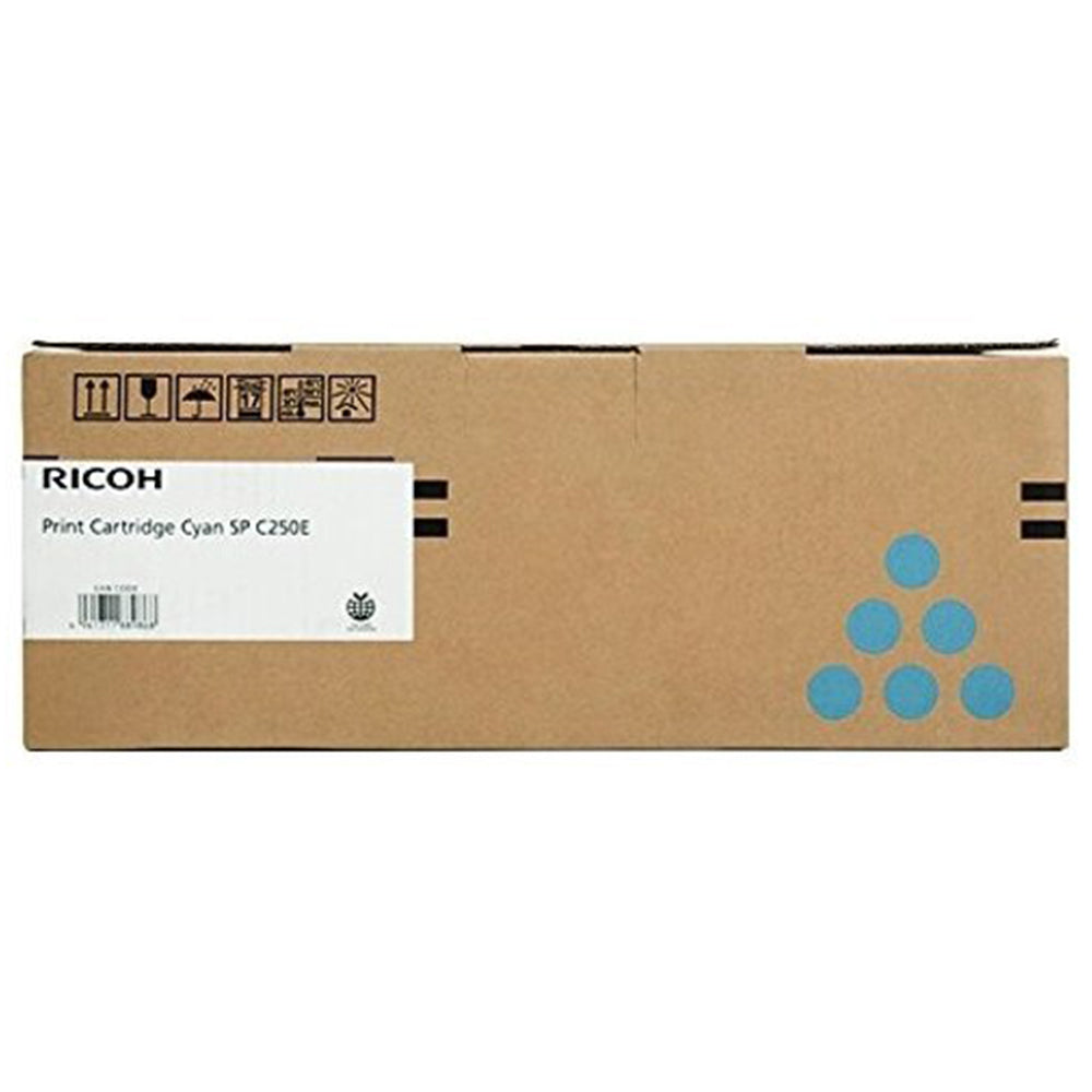 Genuine Ricoh SPC250 407548 Cyan Toner Cartridge 1,600 Page