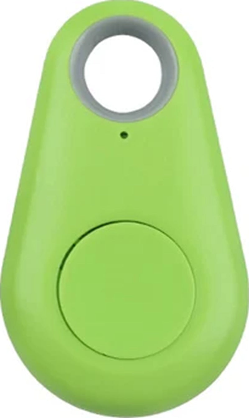Mini GPS Mobile Bluetooth 5.0 Tracker Anti-Lost Device Round Anti-Lost Device Pet Kids Bag Wallet Tracking Smart Finder Locator - Green B