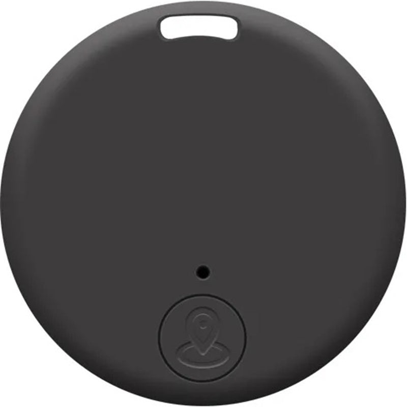 Mini GPS Mobile Bluetooth 5.0 Tracker Anti-Lost Device Round Anti-Lost Device Pet Kids Bag Wallet Tracking Smart Finder Locator - Black A