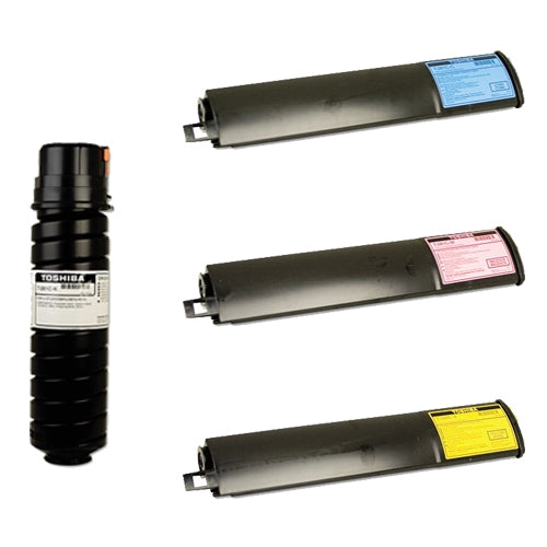 4 Pack Genuine Toshiba 281C-T3511D Toner Set [1BK,1C,1M,1Y]