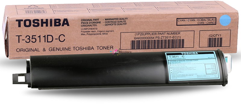 Toshiba 281C 283C 351C 353C 381C 451C 453C 481C T4511 T3511DC Cyan Genuine Toner Cartridge 10,000 Print