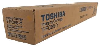 Genuine Toshiba TFC65Y Yellow Toner - 5540CT - 6540CT - 6550CT 26,500 Print