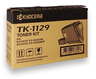 Kyocera TK1129 Black Genuine Toner Cartridge 2,100 Prints