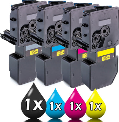 4 Pack Kyocera TK5444 Compatible Toner Cartridge Value Pack [1BK, 1C, 1M, 1Y]