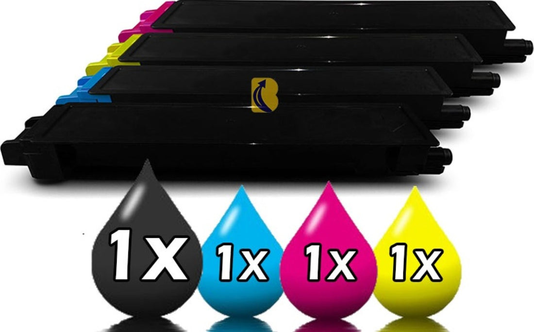4 Pack Kyocera TK5284 Compatible Toner kits [1BK,1C,1M,1Y]