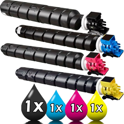 4 Pack Kyocera TK-8379 Compatible Toner Cartridge Value Pack [1BK, 1C, 1M, 1Y]