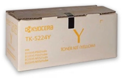 Genuine  Kyocera TK5224Y Yellow Toner Cartridge 1,200 Prints