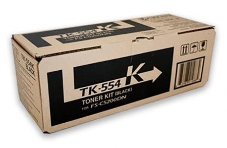 Genuine Kyocera TK554K Black Toner Cartridge 7,000 Prints