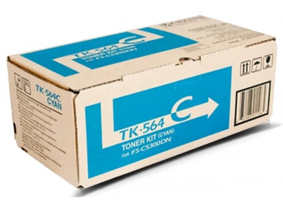 Genuine Kyocera TK564C Cyan Toner kit 10,000 Prints
