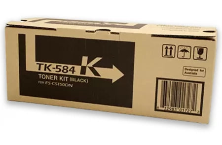 Genuine Kyocera TK584K Black Toner kit 3,500 Prints