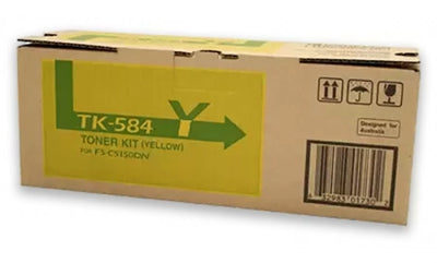 Genuine Kyocera TK584Y Yellow Toner kit 2,800 Prints