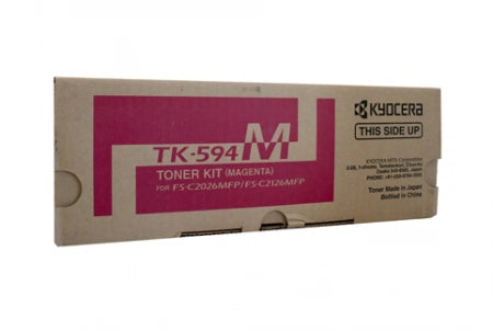 Genuine Kyocera TK594M Magenta Toner Kit 5,000 Prints